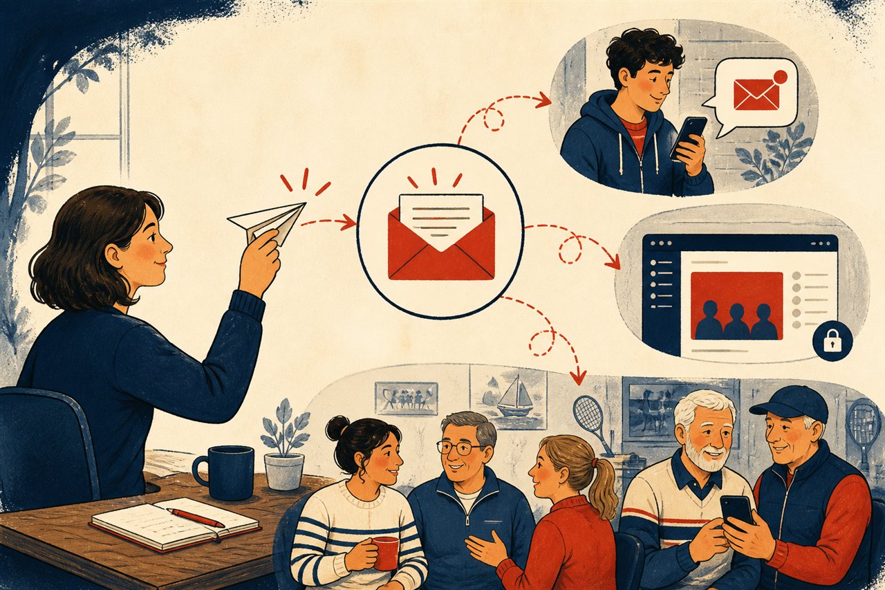 Guía: Cómo enviar comunicaciones a los socios