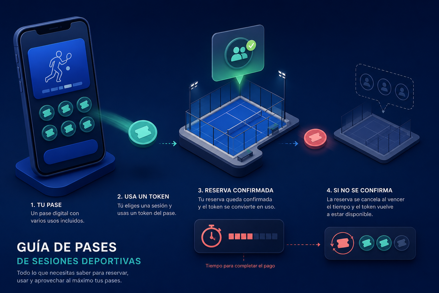 Guía: Cómo gestionar bonos, reservas y consumos